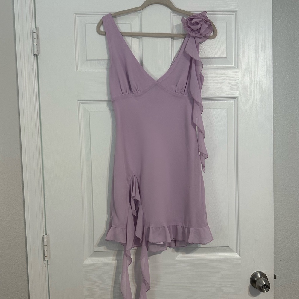 Lilac Mini Dress